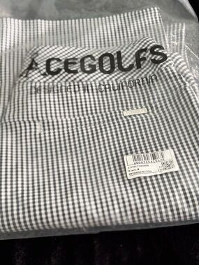 Acegolfs Women’s Black & White Athletic Shorts